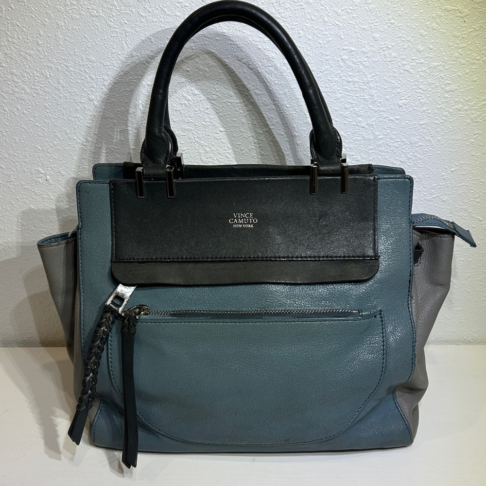 Vince Camuto Ayla Leather Satchel, Handbag